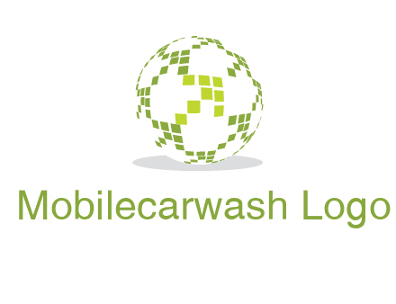 isolated pixels earth media logo