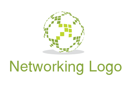 isolated pixels earth media logo
