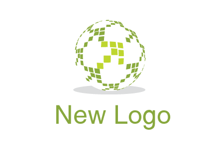 isolated pixels earth media logo