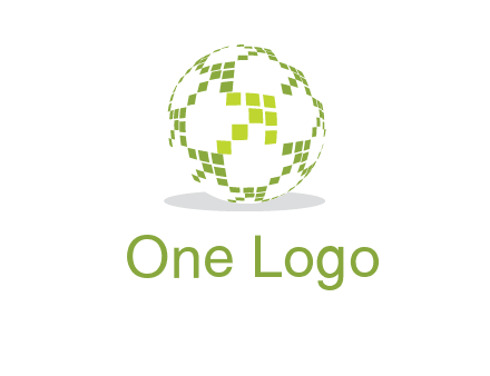 isolated pixels earth media logo