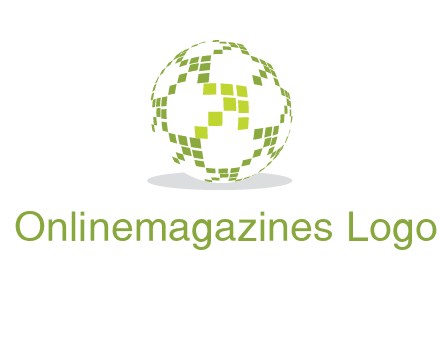 isolated pixels earth media logo
