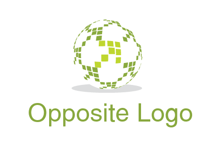isolated pixels earth media logo