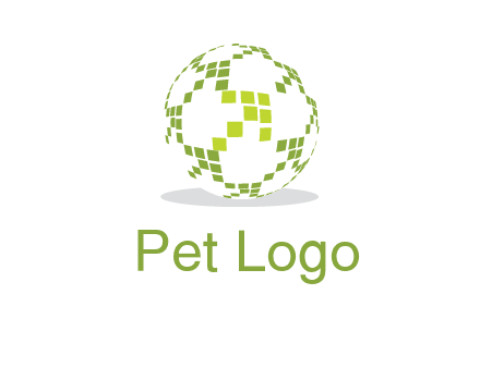 isolated pixels earth media logo