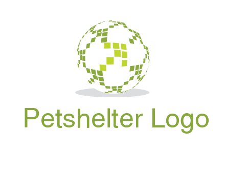 isolated pixels earth media logo