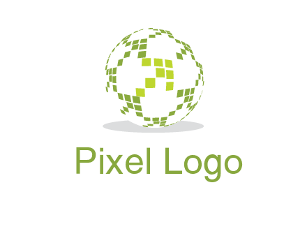 isolated pixels earth media logo