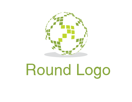 isolated pixels earth media logo