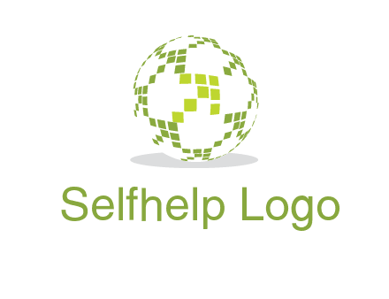 isolated pixels earth media logo