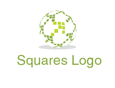 isolated pixels earth media logo