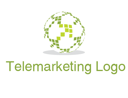 isolated pixels earth media logo