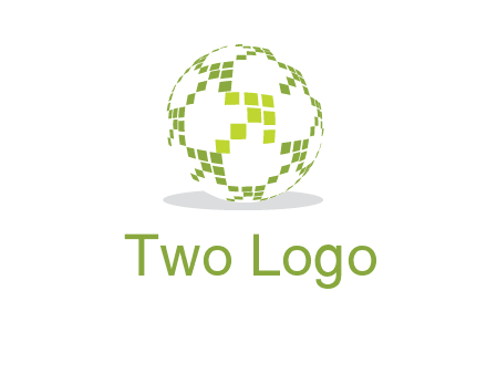 isolated pixels earth media logo
