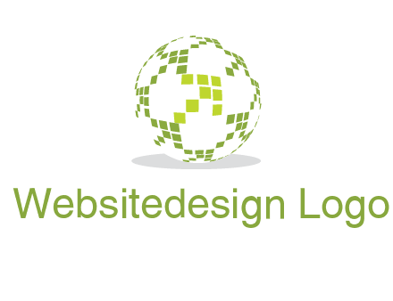 isolated pixels earth media logo