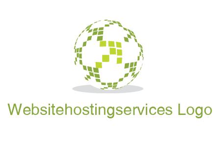 isolated pixels earth media logo