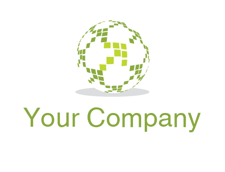 isolated pixels earth media logo