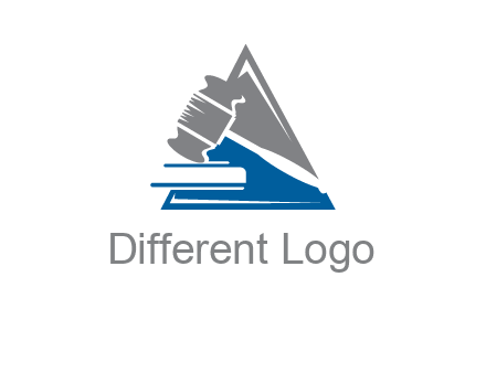 hammer in triangle law logo