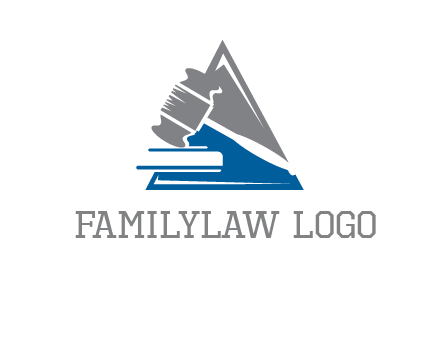 hammer in triangle law logo