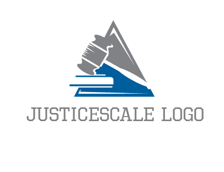 hammer in triangle law logo