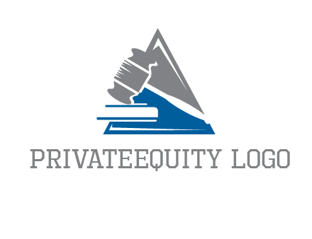 hammer in triangle law logo