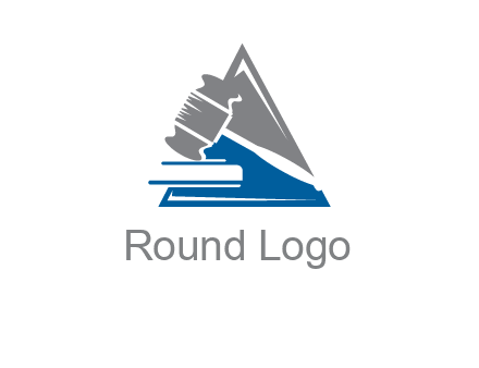 hammer in triangle law logo