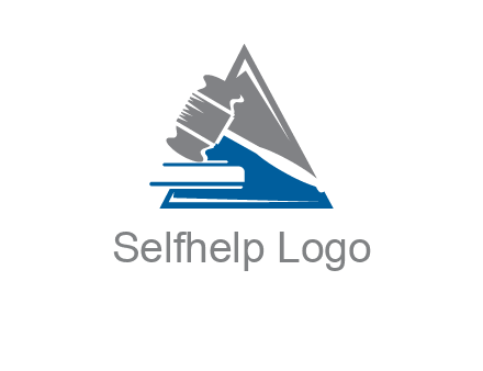 hammer in triangle law logo