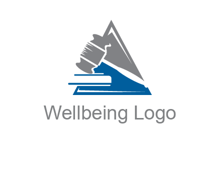 hammer in triangle law logo