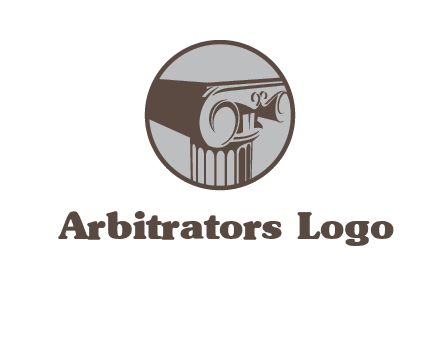 ornate pillar top vector