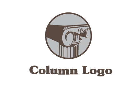ornate pillar top vector