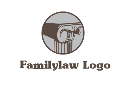 ornate pillar top vector