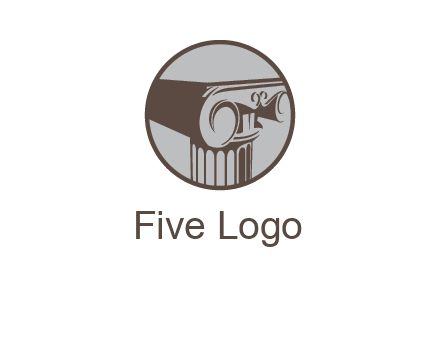 ornate pillar top vector