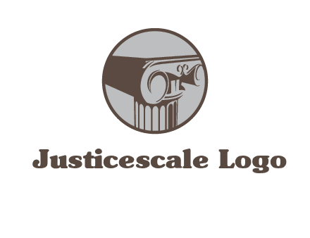 ornate pillar top vector