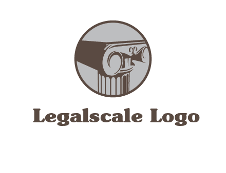 ornate pillar top vector