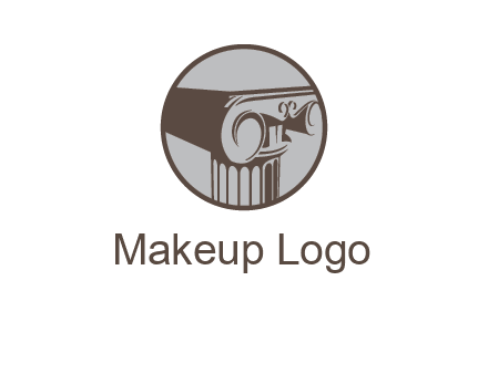 ornate pillar top vector