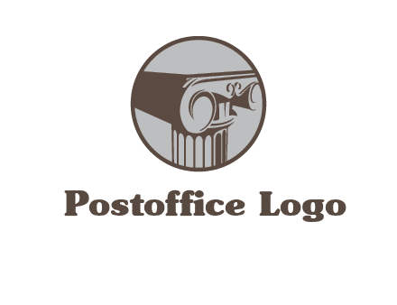 ornate pillar top vector