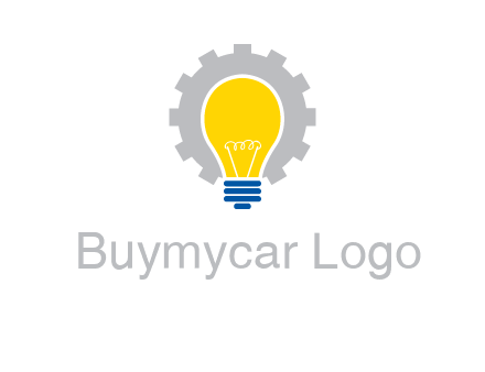 gear and bulb engineering icon