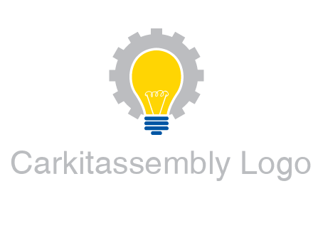 gear and bulb engineering icon