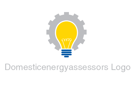 gear and bulb engineering icon
