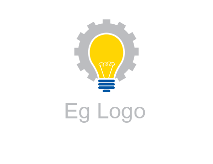gear and bulb engineering icon