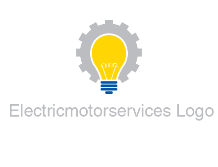 gear and bulb engineering icon