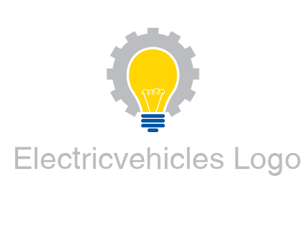 gear and bulb engineering icon