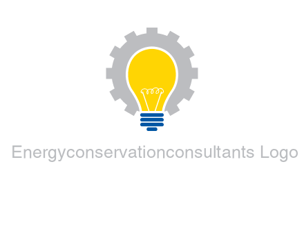 gear and bulb engineering icon