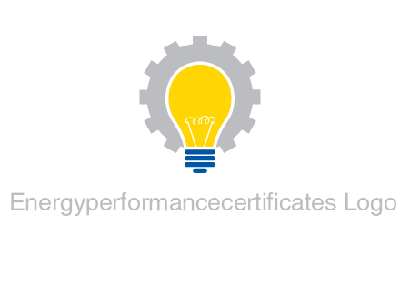 gear and bulb engineering icon