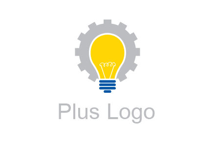 gear and bulb engineering icon