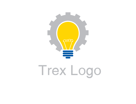 gear and bulb engineering icon