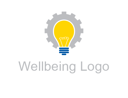 gear and bulb engineering icon