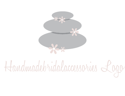 stones with flowers massage logo