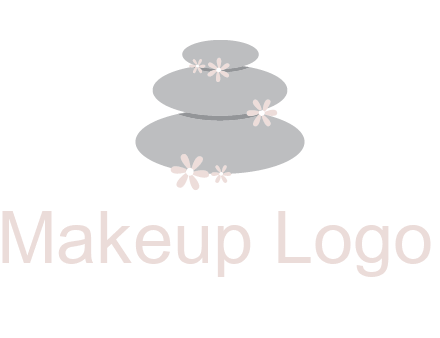 stones with flowers massage logo