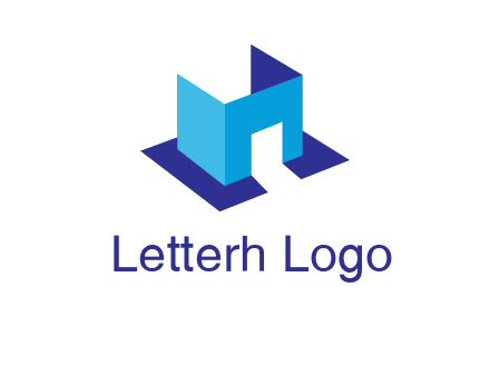 abstract box and door construction logo