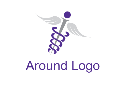 caduceus stick logo