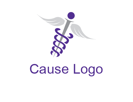 caduceus stick logo