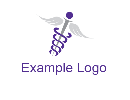 caduceus stick logo