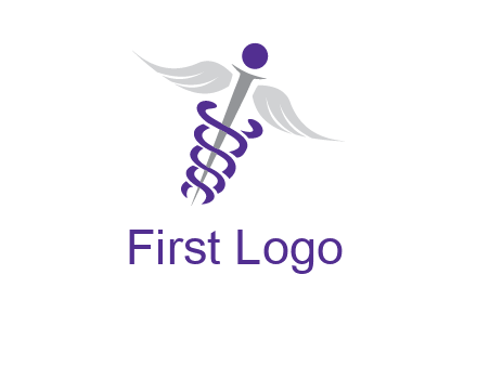 caduceus stick logo